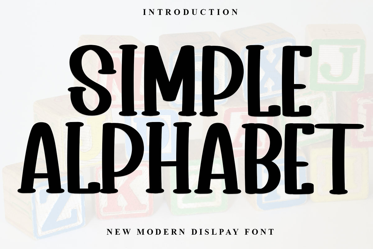 Simple Alphabet, a Sans Serif Font by FreshTypeINK (Photo 1 of 8)