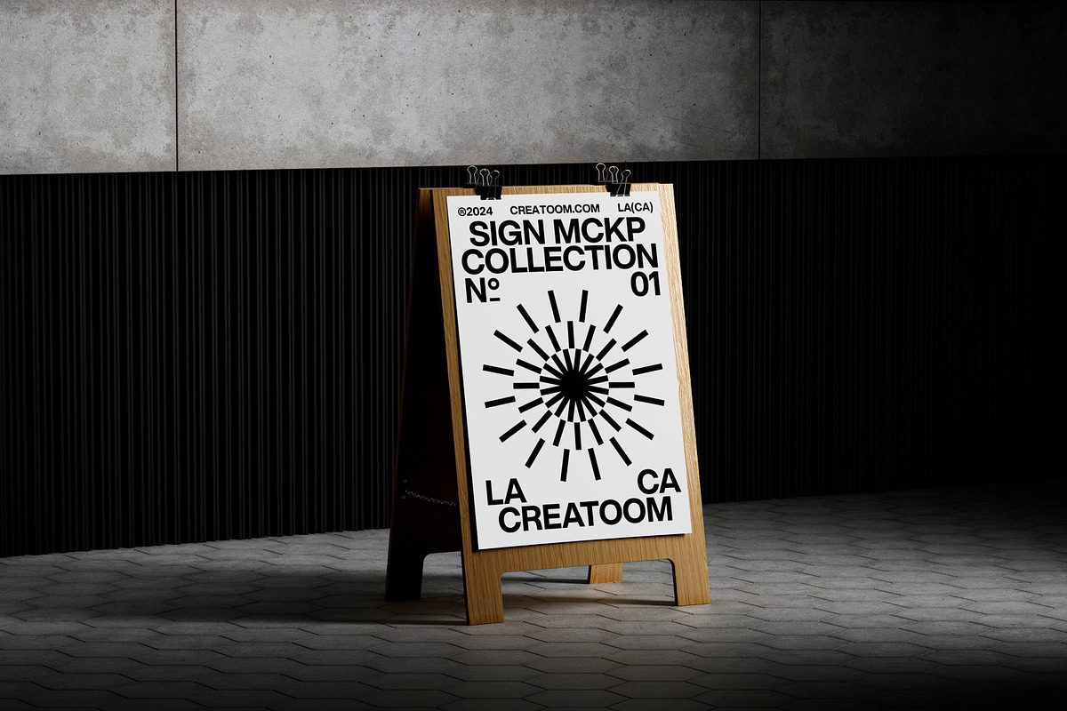 S-Signs mockups, an Advertising Mockup by Creatoom (Photo 4 of 10)