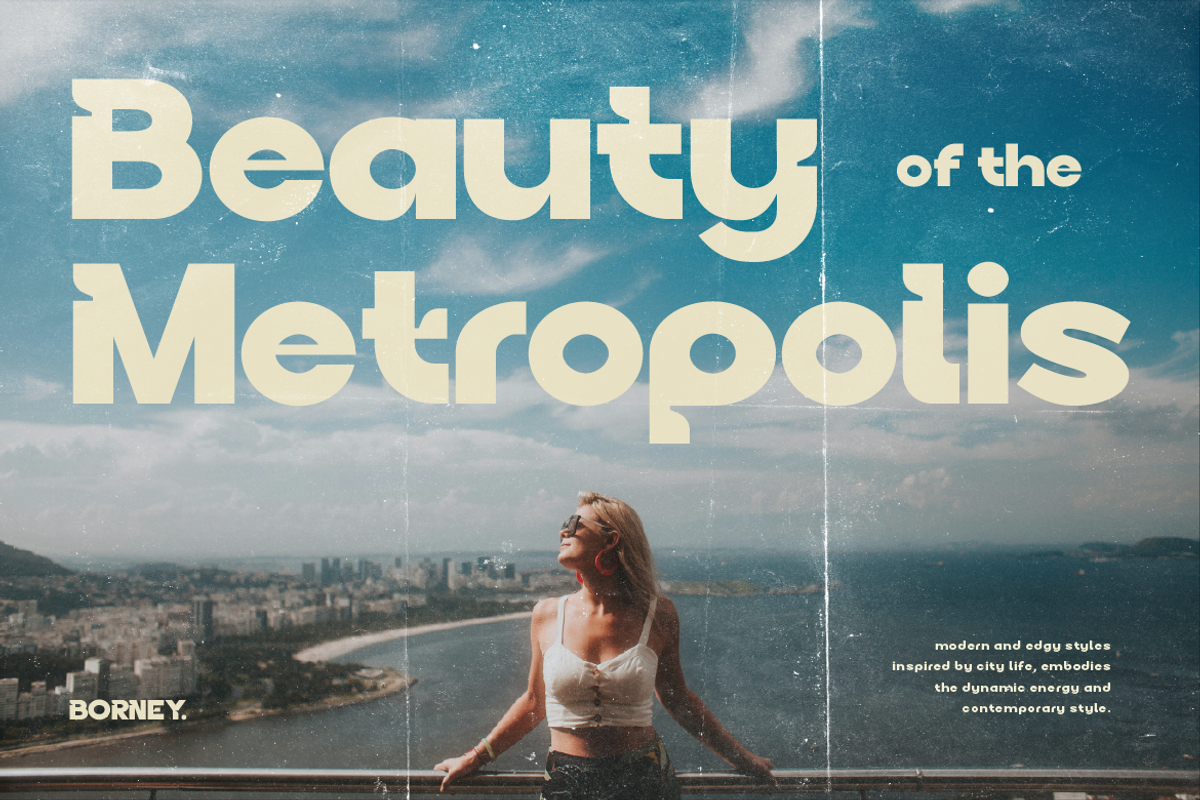 Borney, a Sans Serif Font by Burntilldead (Photo 8 of 13)