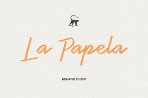La Papela Aesthetic Script Font