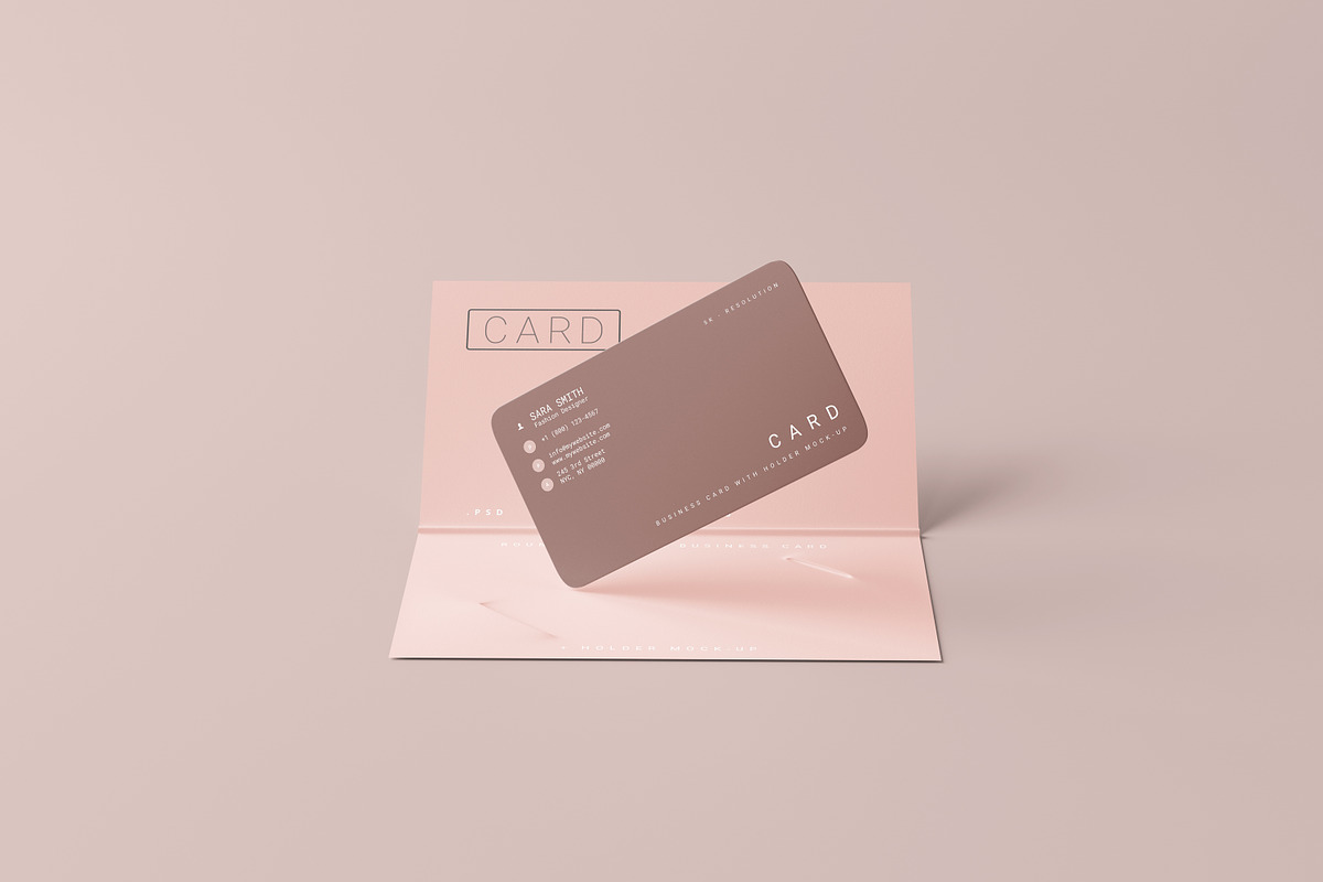 Business Card with Holder Mockups, a Print Template by pmvch (Photo 8 of 11)