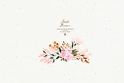 Sweet Flowers - watercolor set, an Illustration by Webvilla Studio (Thumbnail 6 of 8)