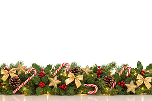 Festive Christmas garland