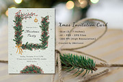 Xmas Invitation Cards Template, an Invitation Template by 3Motional (Thumbnail 7 of 10)
