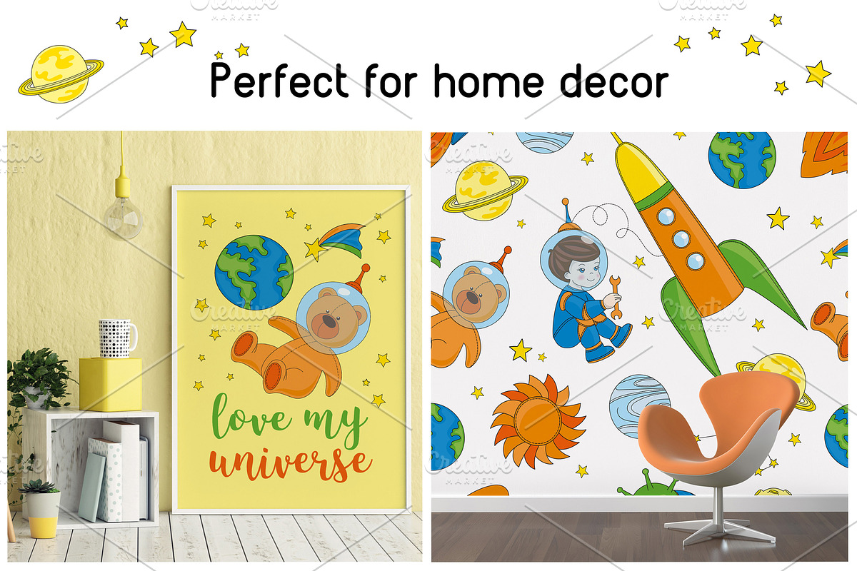LITTLE SPACEMAN, a Decorative Illustration by FARAWAYKINGDOM (Photo 5 of 7)