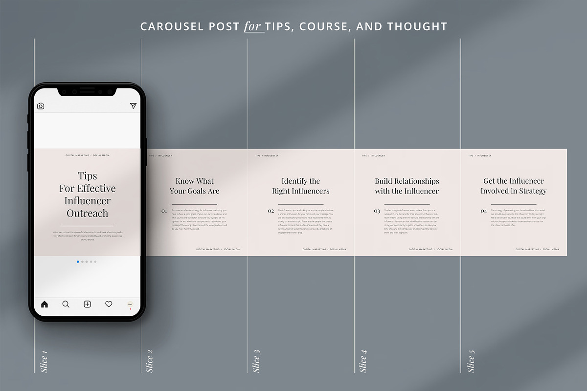 Influencer Media Kit - PS & CANVA, a Social Media Template by Visuel Colonie® (Photo 7 of 14)