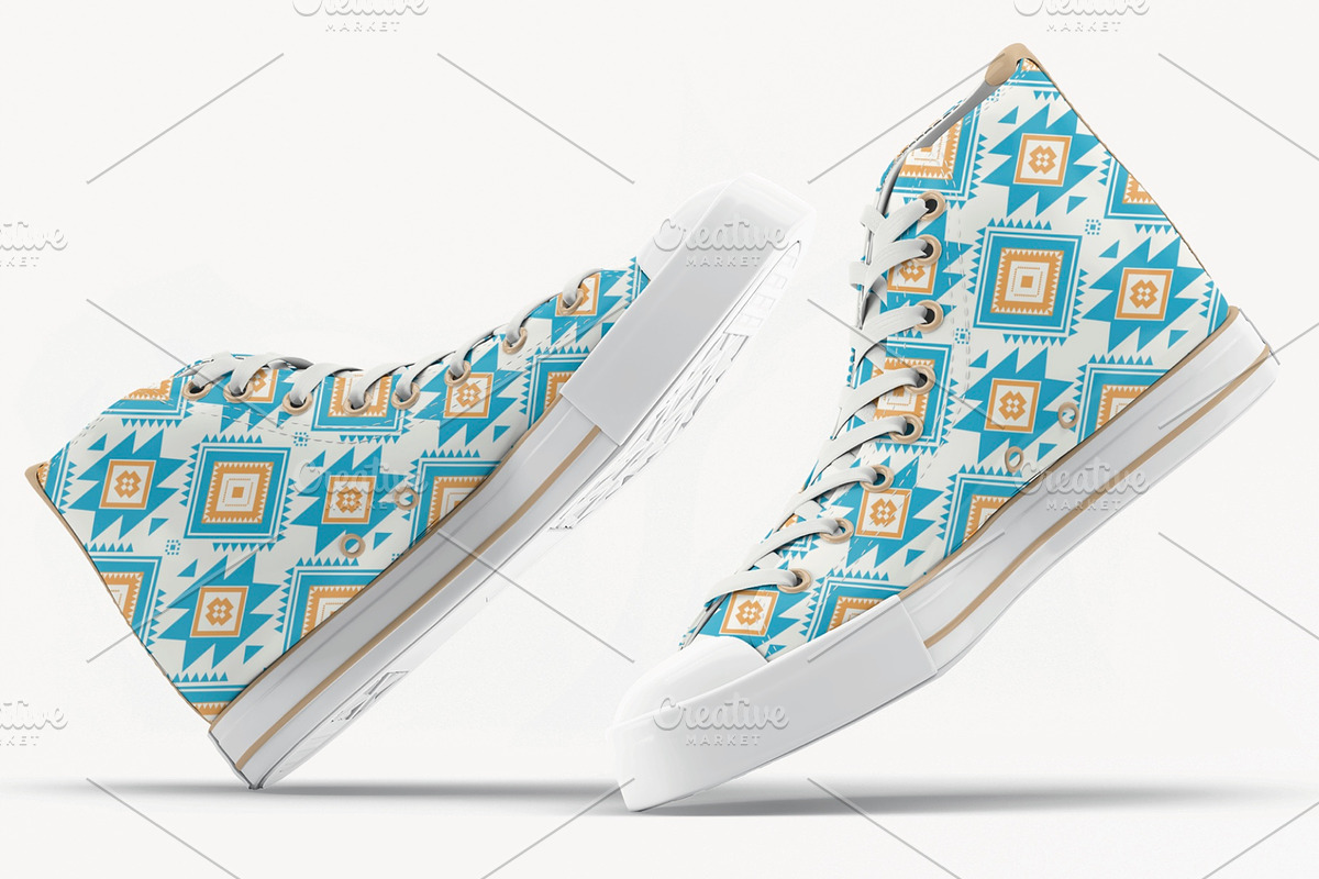 Colorful Aztec Geometric Pattern, a Pattern Graphic by PPEthnicDecorPattern (Photo 9 of 10)