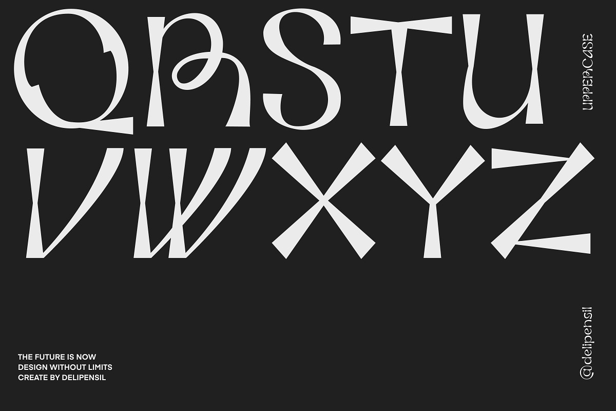 Artex – Futuristic Sans Serif Font, a Sans Serif Font by delipensil (Photo 4 of 9)