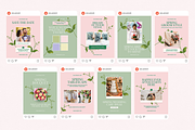 Spring Wedding Instagram Templates, a Social Media Template by Supanium Studio (Thumbnail 3 of 5)