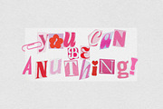 Barbiecore Ransom PNG Pink Letters, an Object Graphic by BORT GRAPHIC (Thumbnail 4 of 8)