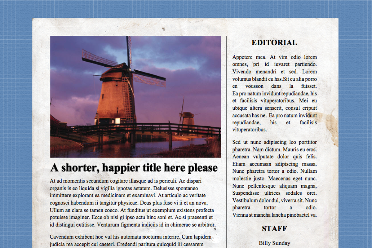 4 Page Microsoft Word Template, a Flyer Template by Newspaper Templates (Photo 4 of 4)