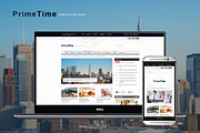 PrimeTime - Magazine & Blog HTML, a HTML Template by ThemeREX (Thumbnail 1 of 2)