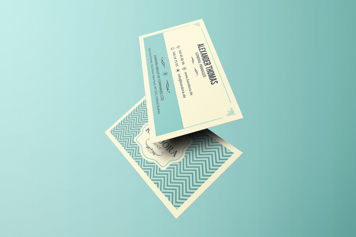 Retro Business Card, a Business Card Template by Marvel (Photo 5 of 6)