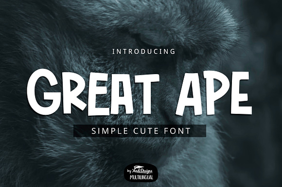 Great Ape Font preview 6