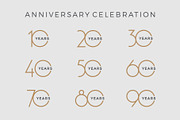 Celebration event design set., a Background Graphic by lettett (Thumbnail 2 of 2)