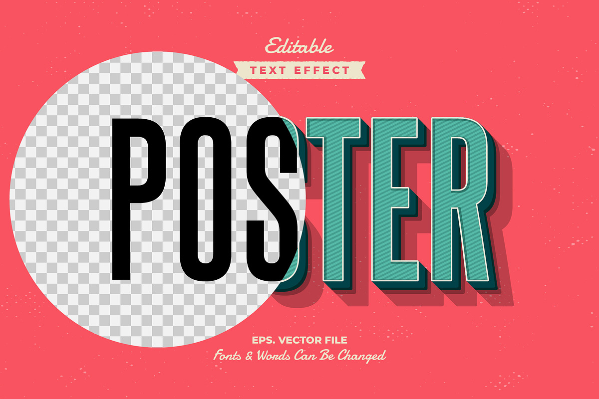 Vintage Retro Poster Text Effect, a Layer Style Add-On by zdson (Photo 2 of 2)
