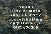 Evereast Slab Stencil, a Slab Serif Font by Nocturnal Workspace (Thumbnail 7 of 9)