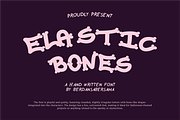 Elastic Bones - Halloween Font, a Handwritten Font by Berdansabersama (Thumbnail 1 of 8)