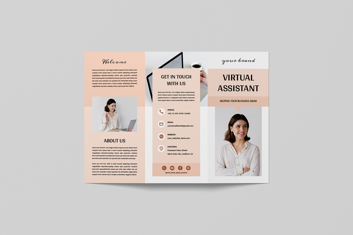 Trifold Brochure, a Brochure Template by Leaflove (Photo 2 of 5)