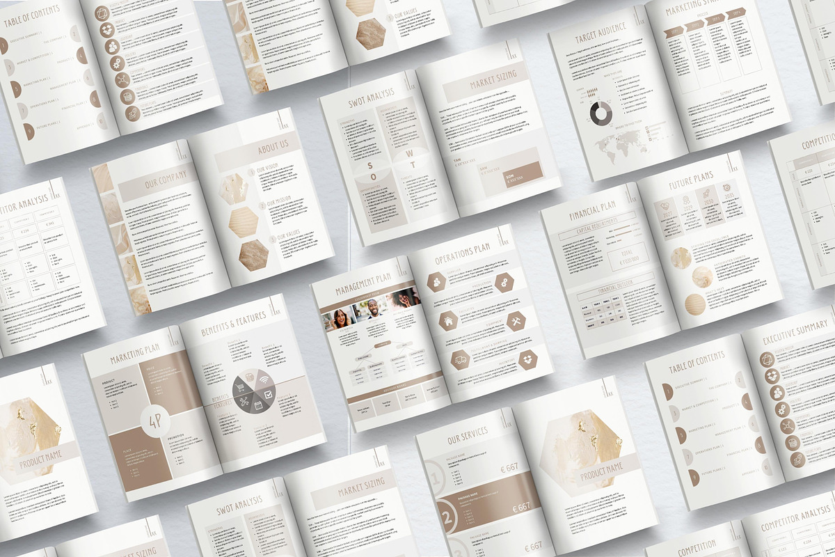 Business Plan Template, 35+ Pages, a Presentation Template by B2 Studio (Photo 11 of 11)