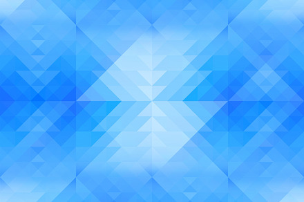 Blue Triangle Pattern Background, an Abstract Photo by SJagiello