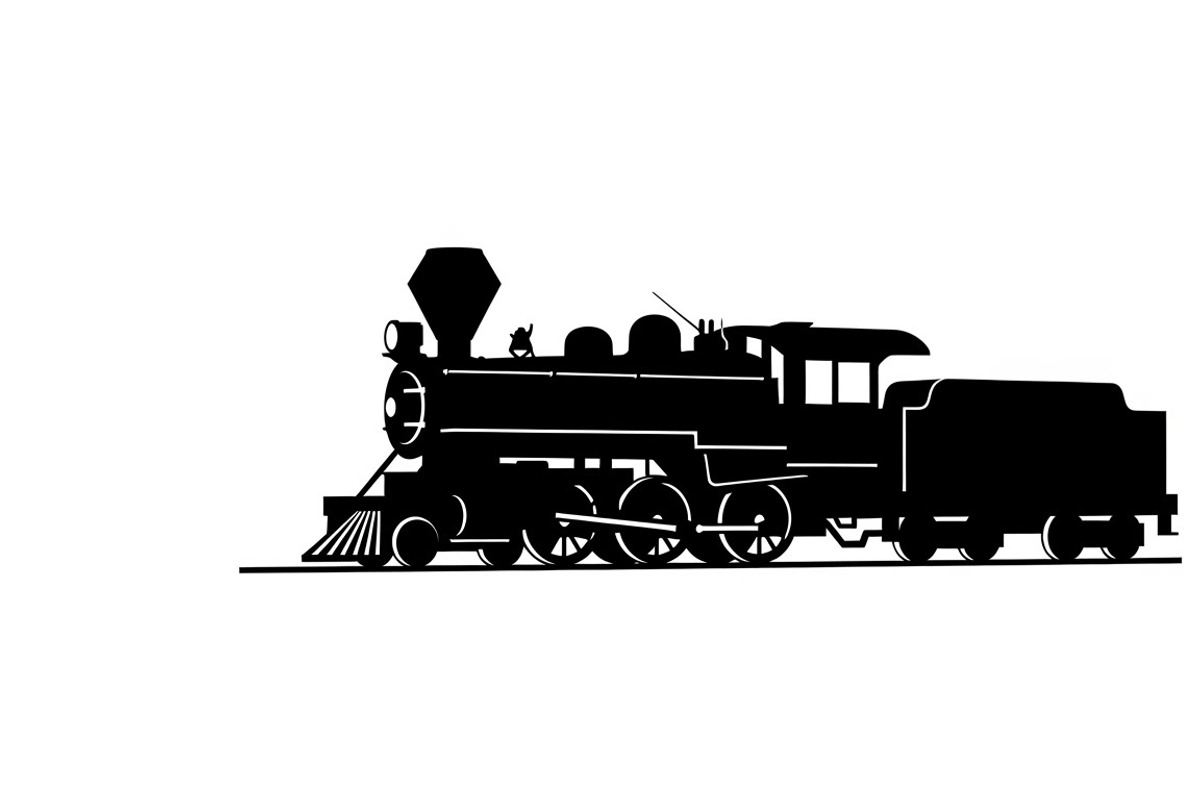 train transport silhouettes, an Illustration by Amazin_art (Photo 2 of 31)