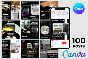 Indoor Social Media Canva Template