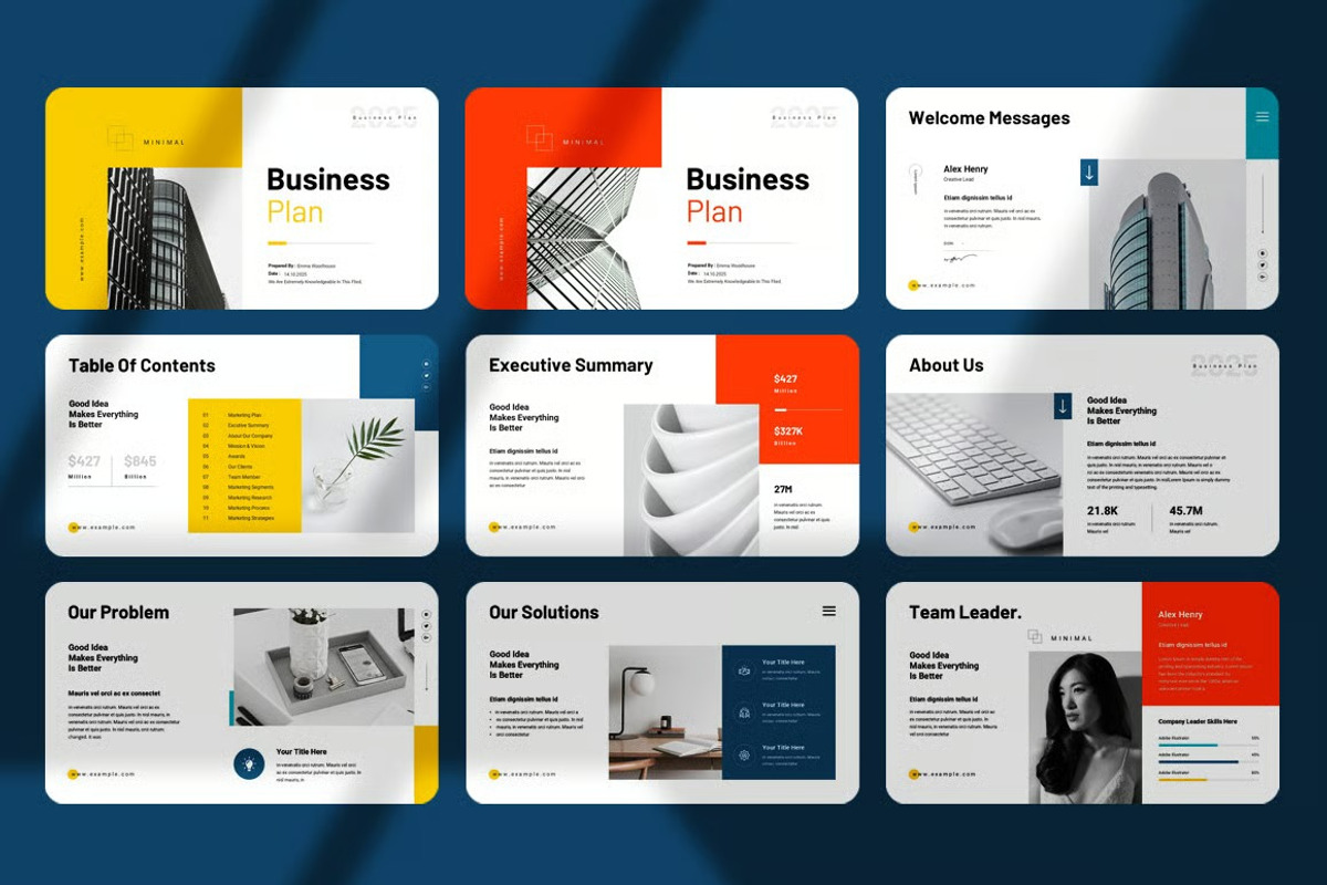 Business Plan Presentation Template Google Slides preview 4