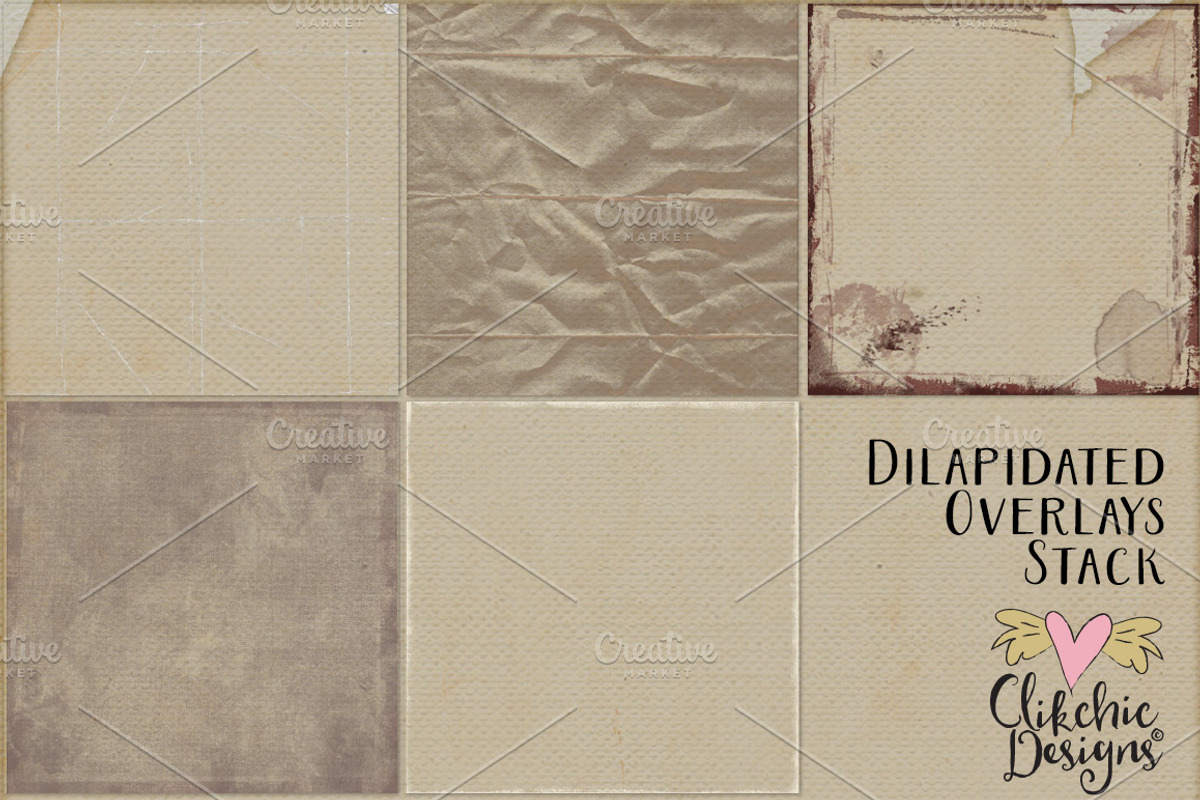 Dilapidated Textures Overlay Stack preview 3