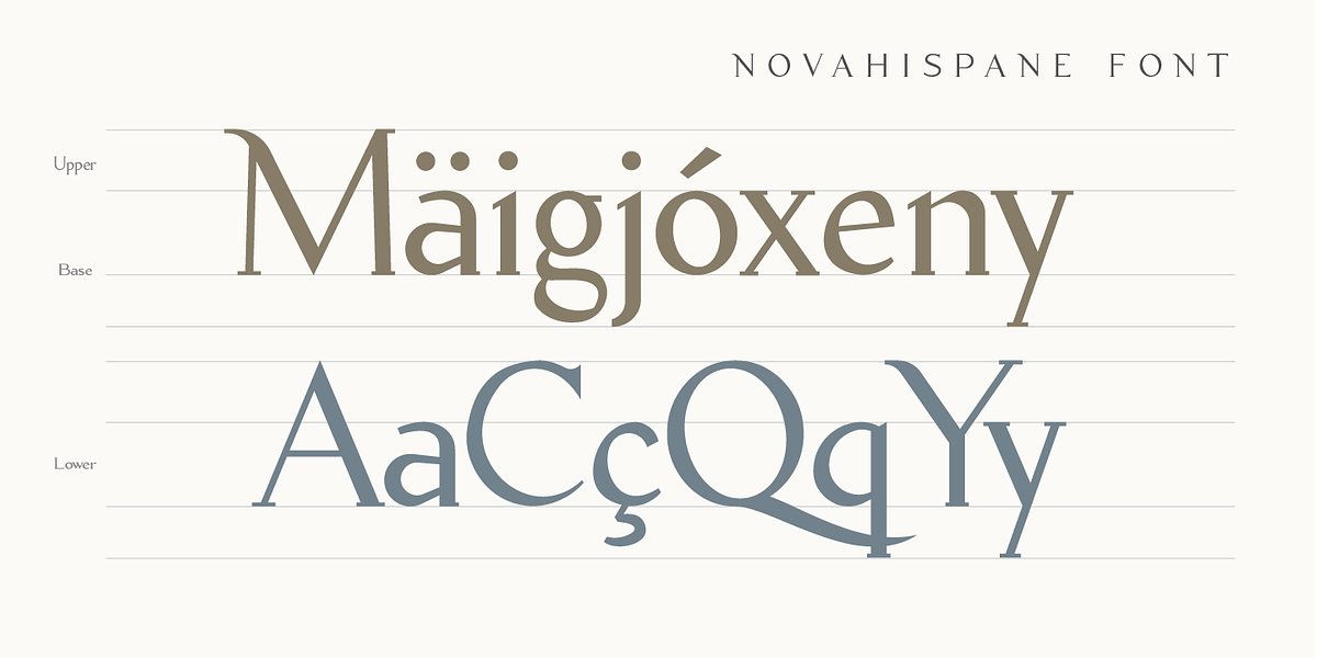 NovaHispane, a Serif Font by Ixipcalli (Photo 2 of 5)