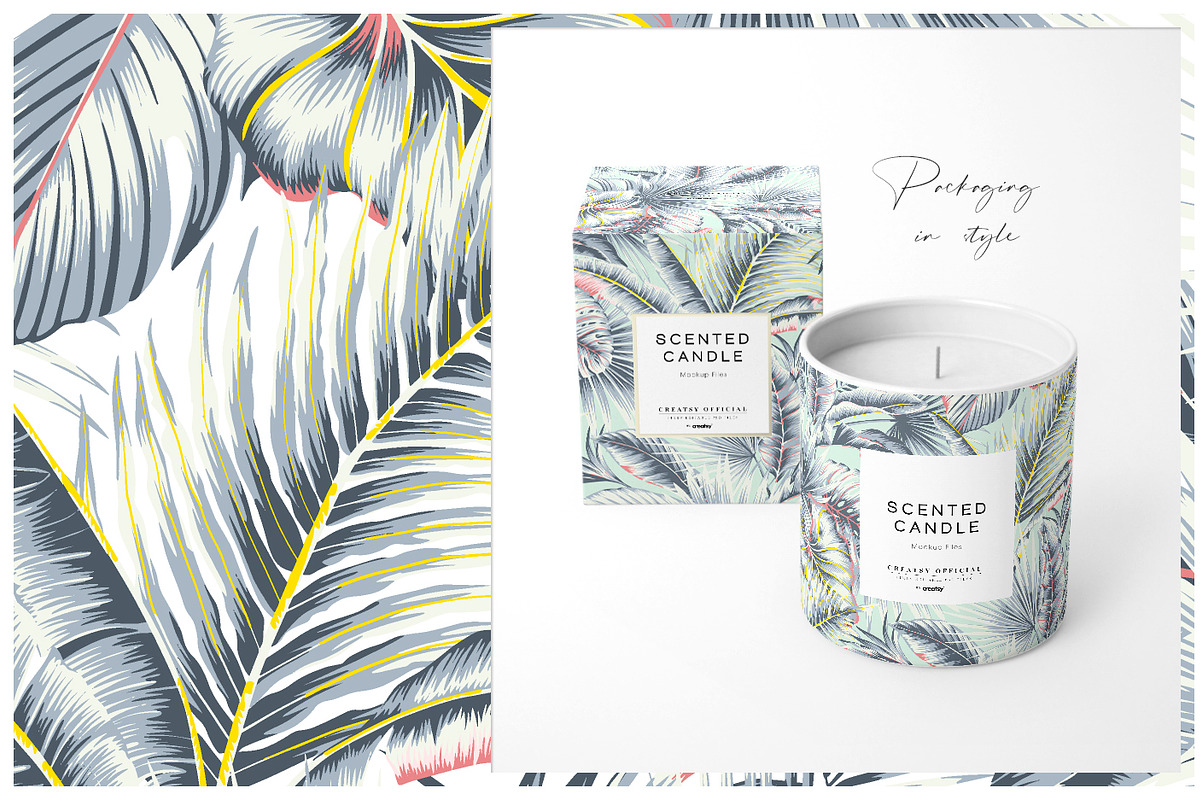 Vector Tropic Chic Pattern Set!, a Pattern Graphic by Pink Linen (Photo 4 of 9)