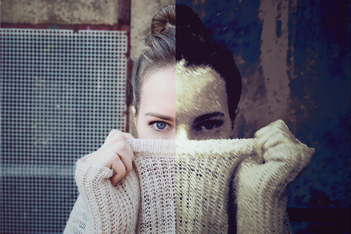 Abstract Painted Effect preview 4