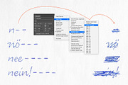 Color Font LiebeHeide, a Script Font by LiebeFonts (Thumbnail 16 of 19)
