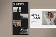 Canva Portfolio Website Template, a Landing Page Template by Make It Yours Lab. (Thumbnail 3 of 8)