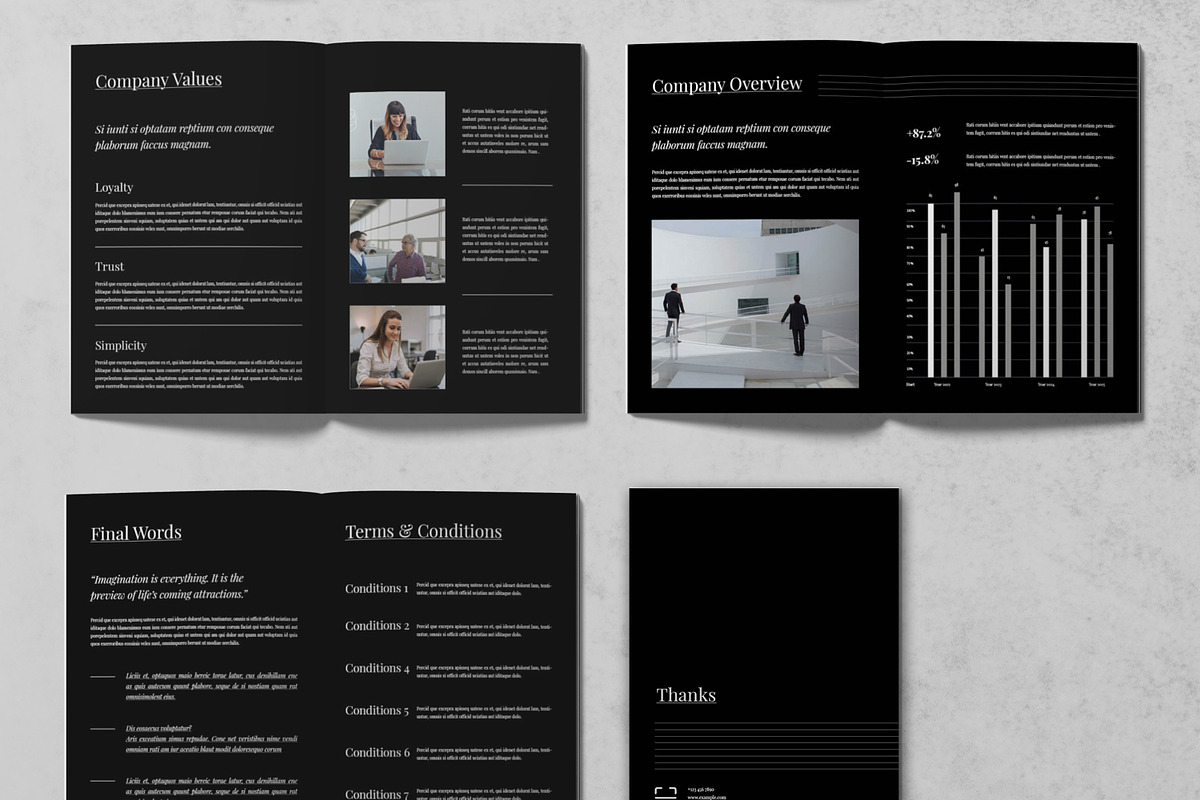 White Paper Template, a Brochure Template by ContestDesign (Photo 3 of 3)