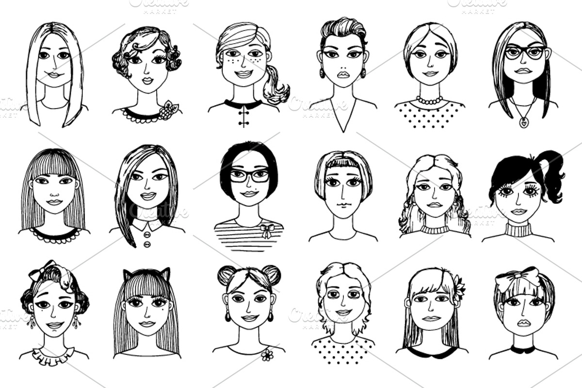 Avatars and patterns, a Pattern Graphic by ianakauri (Photo 6 of 12)