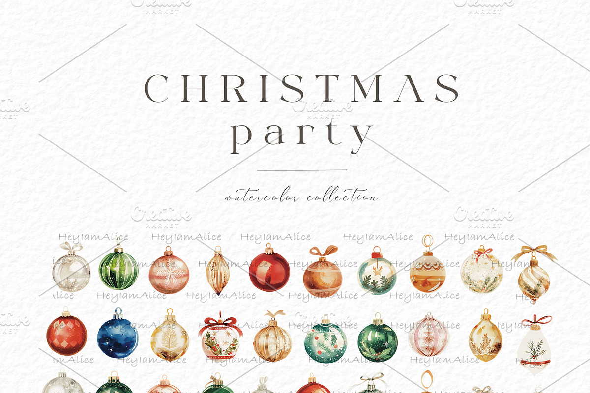 Christmas Party, a Seasonal Illustration by heyiamalice (Photo 10 of 19)