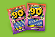 ack to 90s Flyer, a Flyer Template by megarez (Thumbnail 1 of 3)
