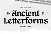 Absolut Black – Gothic Blackletter, a Blackletter Font by decographstud (Thumbnail 2 of 7)