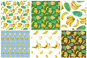 Watercolor banana set, a Pattern Graphic by lenavetka87 (Thumbnail 2 of 3)