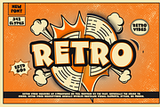 Cheino - Comic Retro Font, a Handwritten Font by MaikoHatta (Thumbnail 5 of 9)