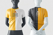 Female T-Shirt Mockup, a Shirt Mockup by zpackcreative (Thumbnail 5 of 5)