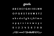 Gistefa - Minimal Logo Font, a Sans Serif Font by Iqsiart Studio (Thumbnail 5 of 7)