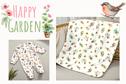 Garden Seamless Patterns & Elements, a Graphic by Art (Thumbnail 4 of 7)