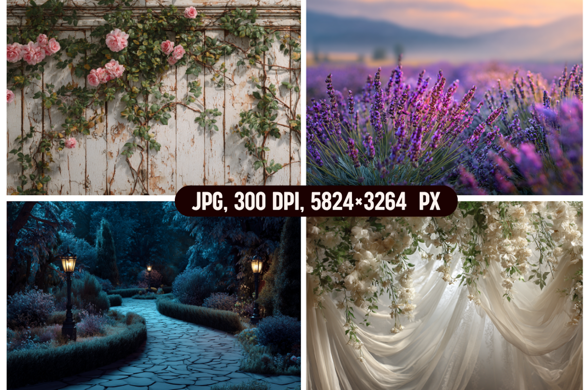 Romantic & Dreamy Photo Backdrops, a Background Graphic by PrintHaven Designs (Photo 11 of 12)