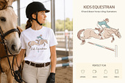 Kids Equestrian Collection, an Animal Illustration by Naurider (Thumbnail 5 of 6)