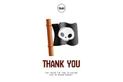 3D Pirates Game Icon, an Object 3D Model by SLAB! Design (Thumbnail 4 of 4)
