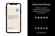 Peachy Socials | Canva Templates, a Social Media Template by Abby Swain Design (Thumbnail 3 of 4)