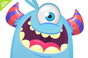 Cookie Crunchers - 6 Cute Monsters, a Decorative Illustration by D R A W K M A N (Thumbnail 3 of 4)