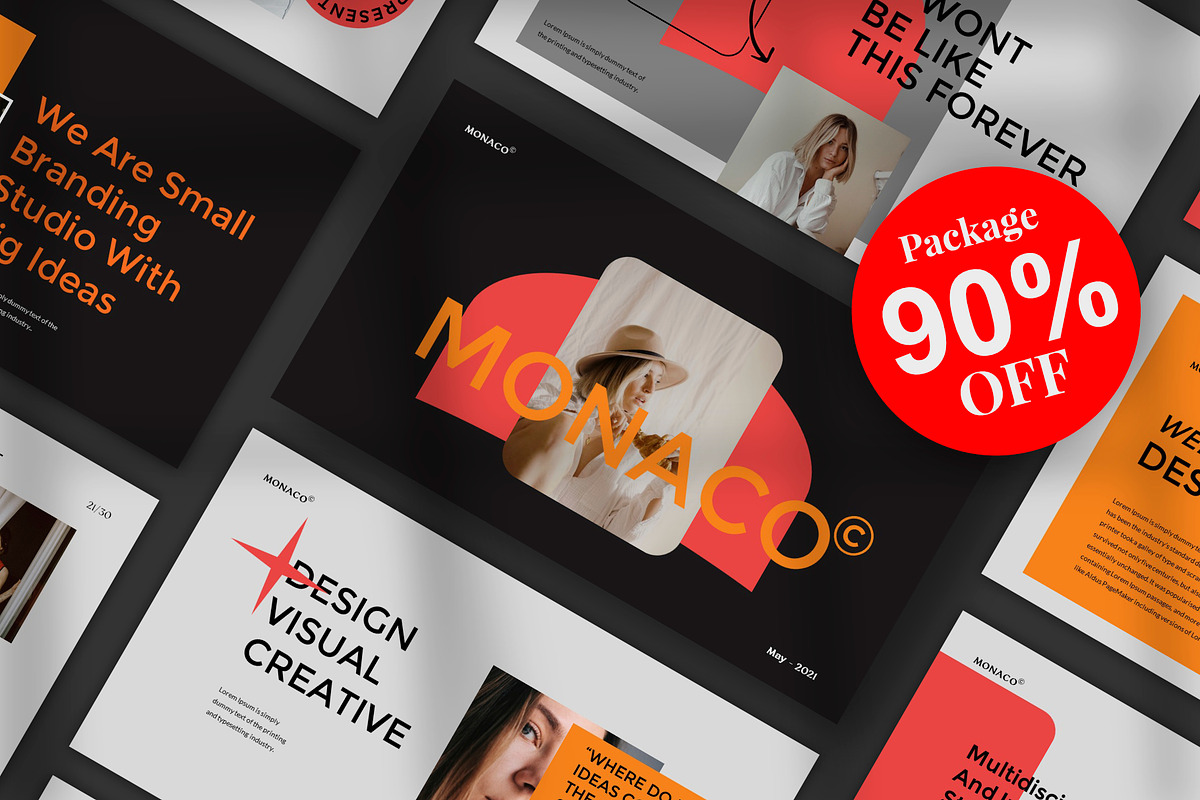 Monaco Bundle Presentation Pack, a Presentation Template by Spesifikstd (Photo 1 of 14)